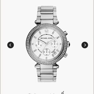Michael Kors Silver Stone Watch